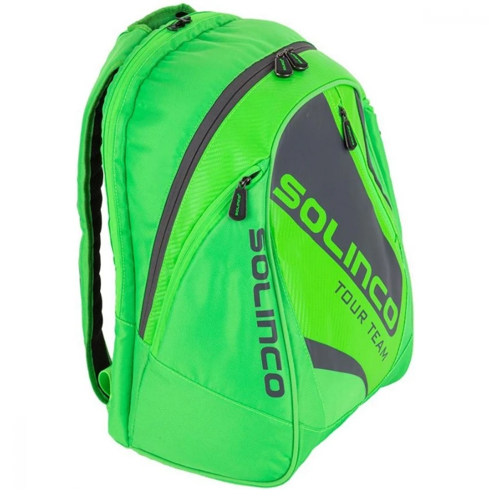 Solinco Tour Tennis Backpack (Full Neon Green)