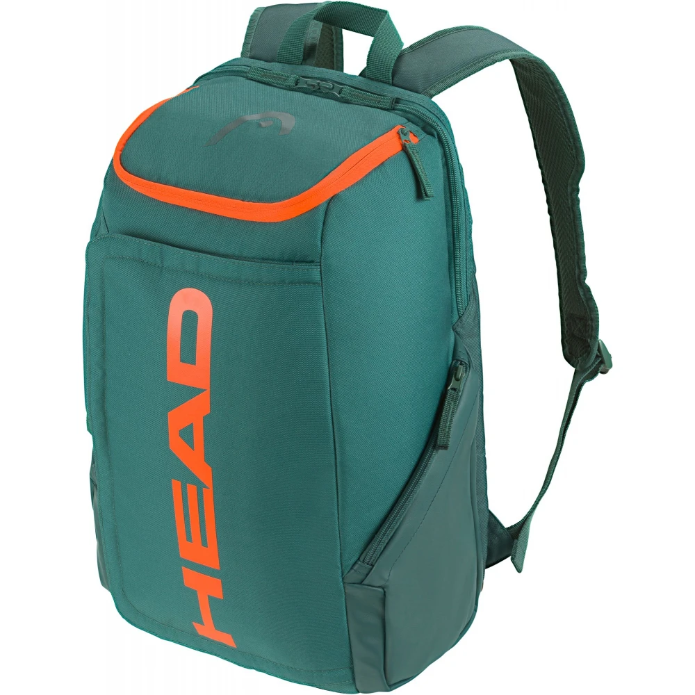 Head Radical Pro Tennis Backpack (Dark Cyan/Fluorescent Orange)