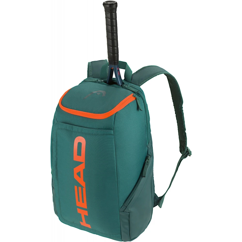 Head Radical Pro Tennis Backpack (Dark Cyan/Fluorescent Orange) - Image 2
