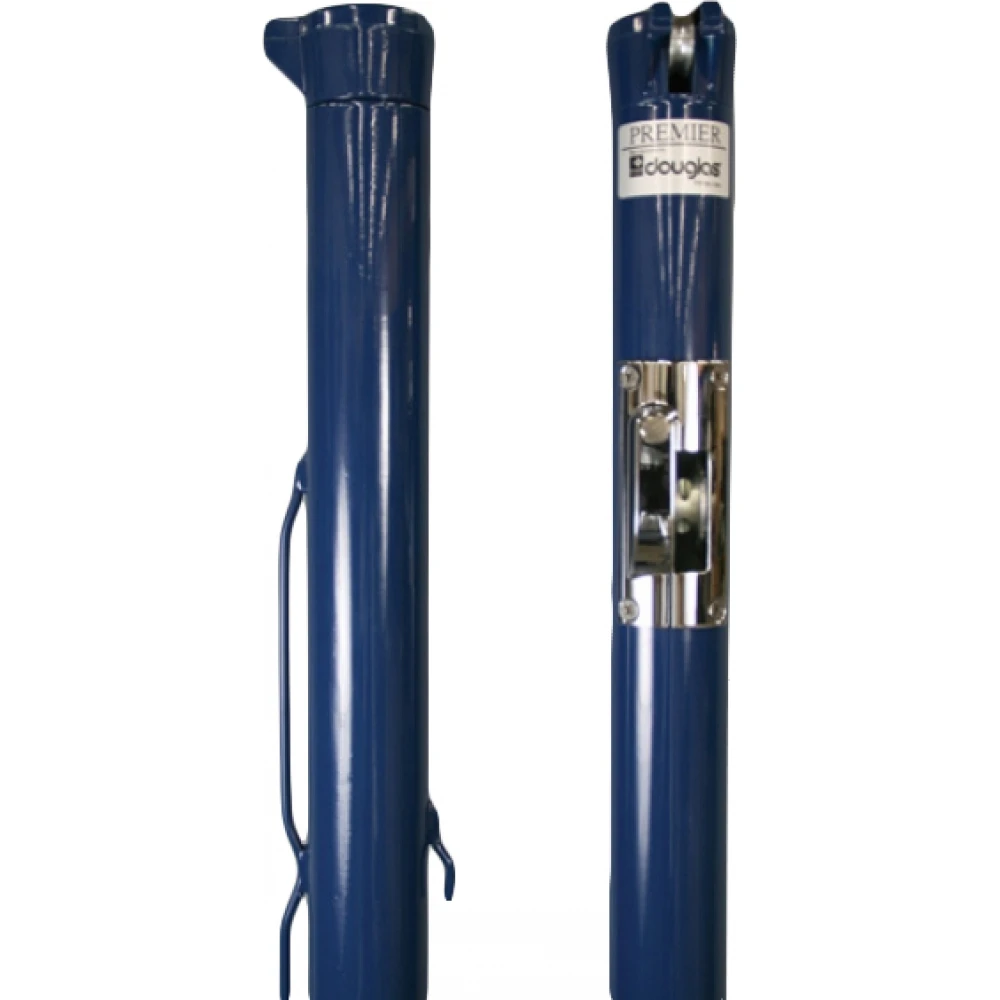 Douglas Premier XS Open Blue Internal Wind Tennis Posts - Plated Gears