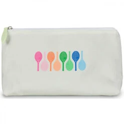 Ame & Lulu Everyday Tennis Pouch (Rainbow Raquets)