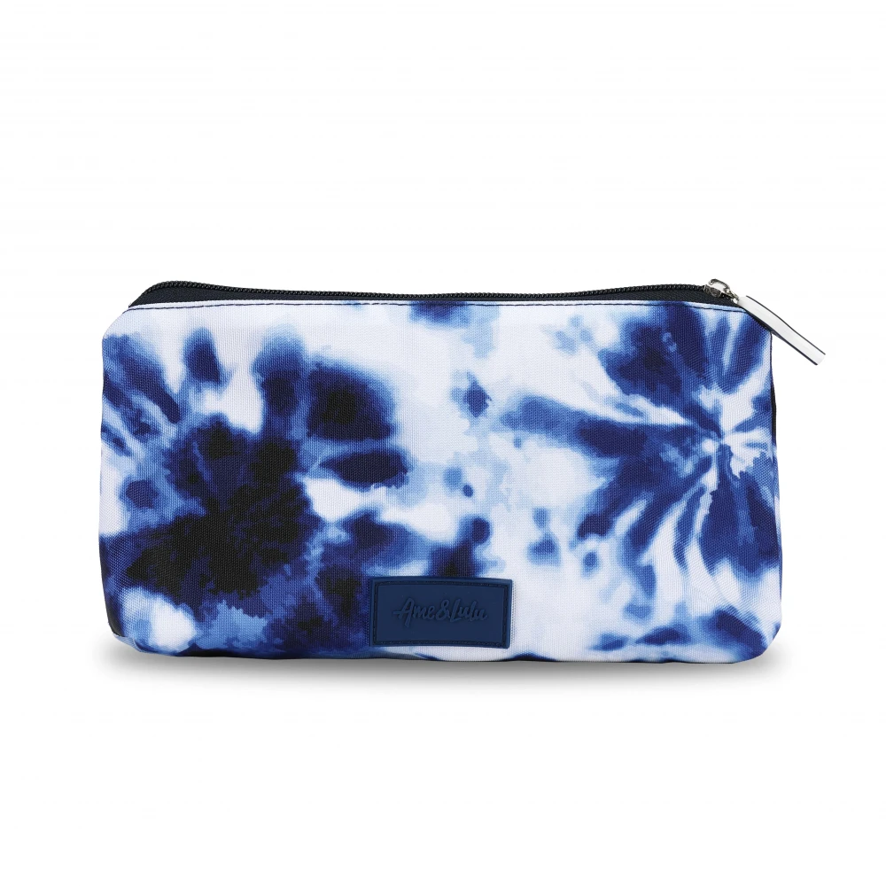 Ame & Lulu Everyday Tennis Pouch (Navy Tie Dye) - Image 2