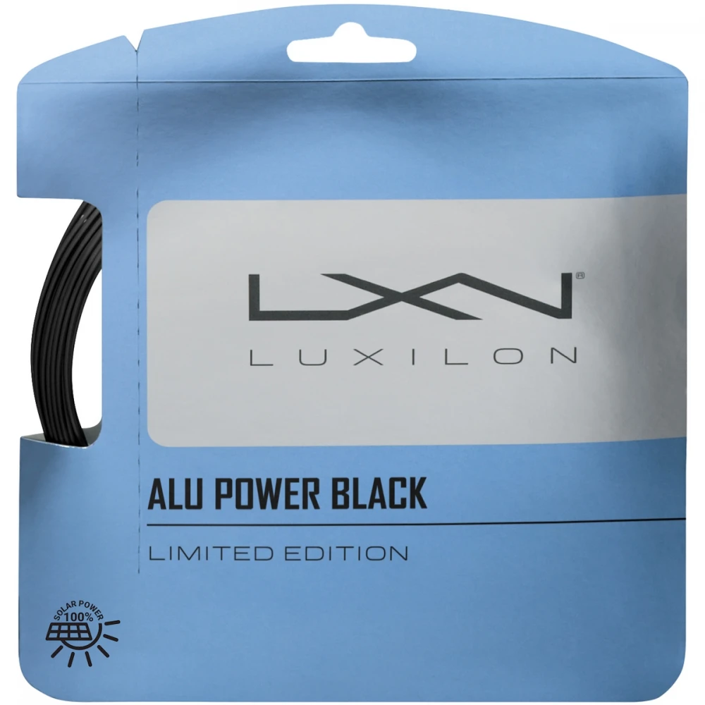 Luxilon ALU Power 125 Black Tennis String (Set)