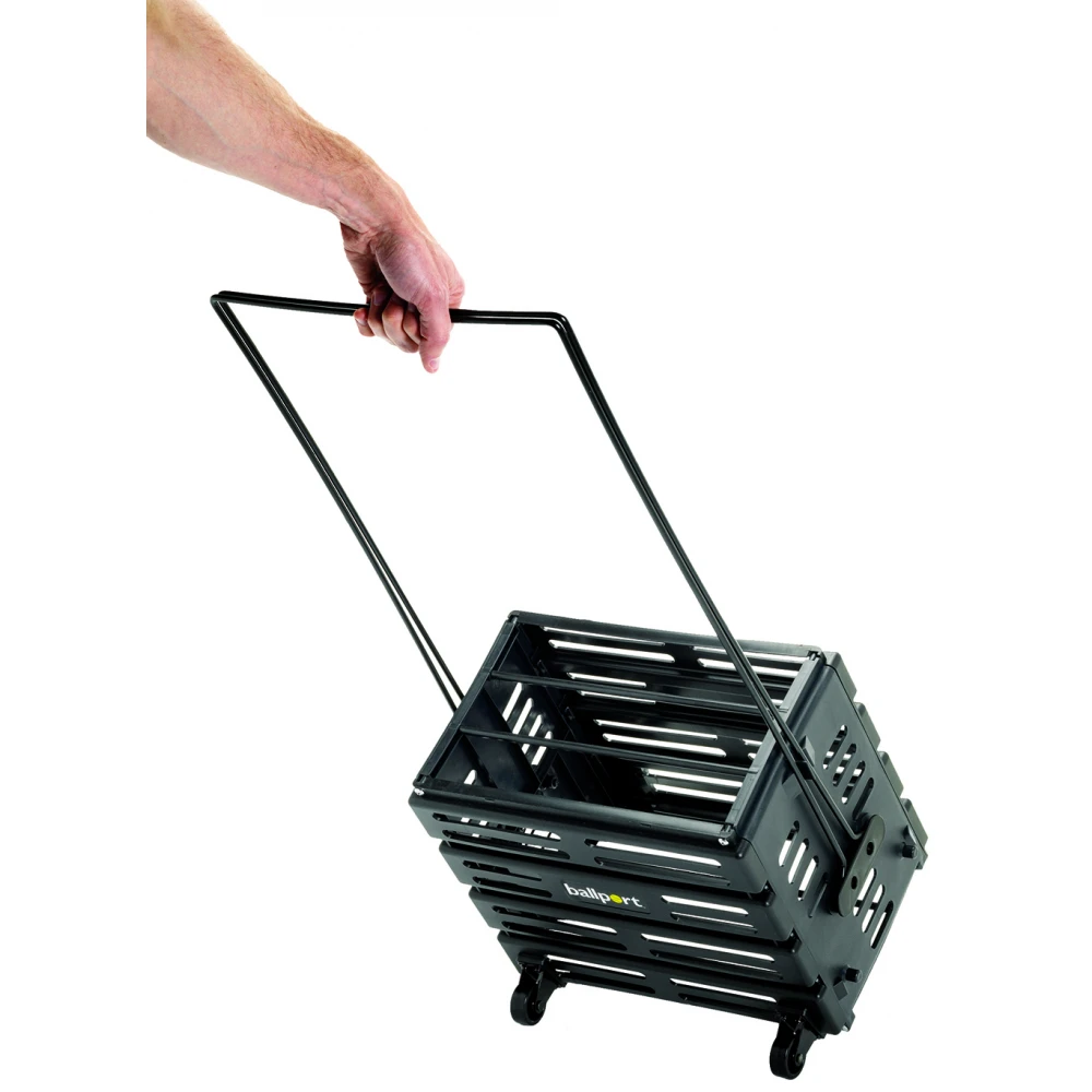 Tourna Ballport Deluxe 80-Ball Wheeled Tennis Ball Hopper - Image 3