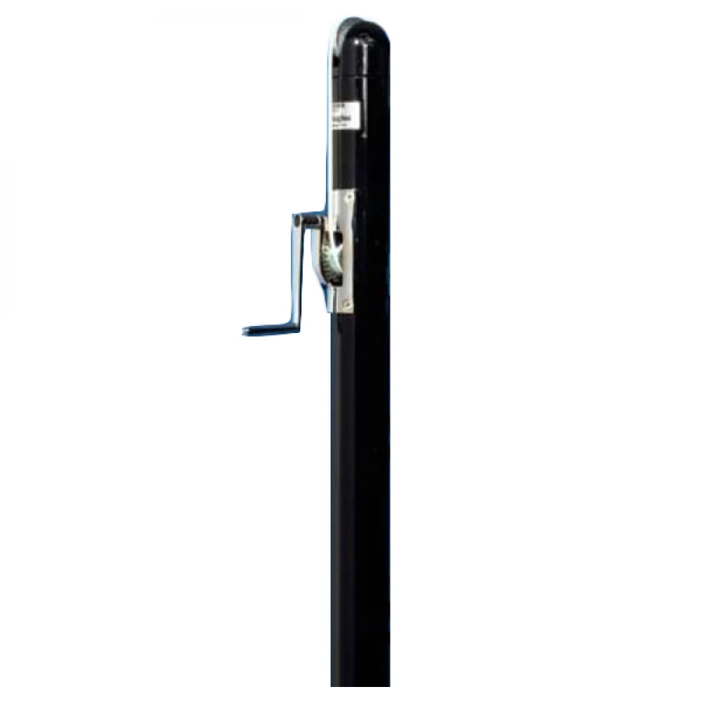 Douglas Premier Round Black 3 Inch O.d. Internal Wind Tennis Post