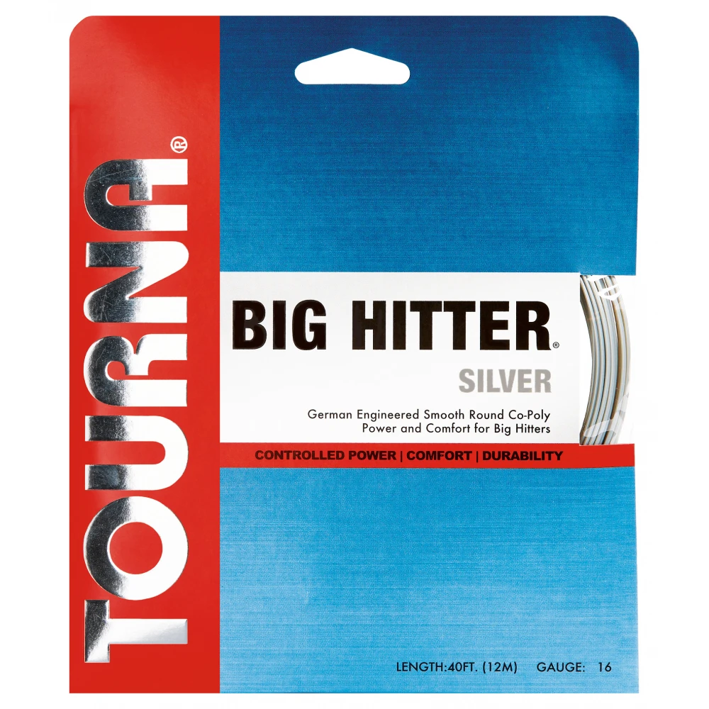 Tourna Big Hitter Silver 17g Tennis String (Set)